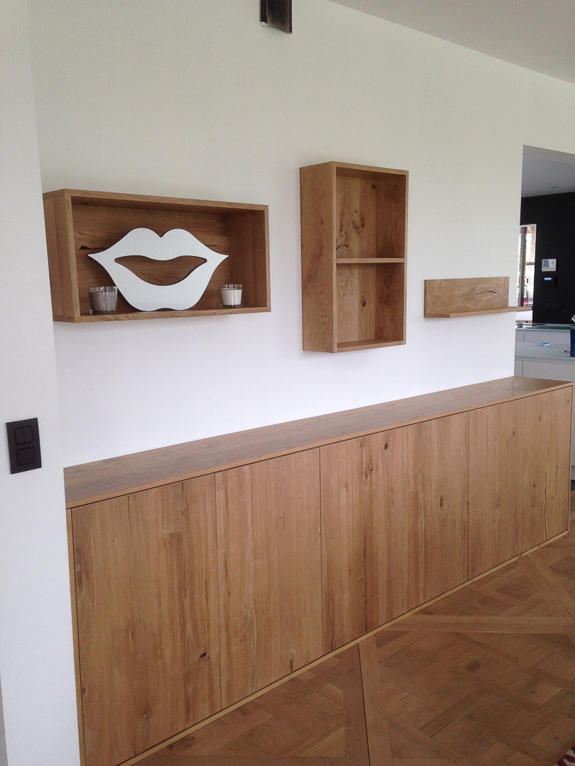 WoodCreation Meuble sur mesure Meuble bas Salon et salle à manger