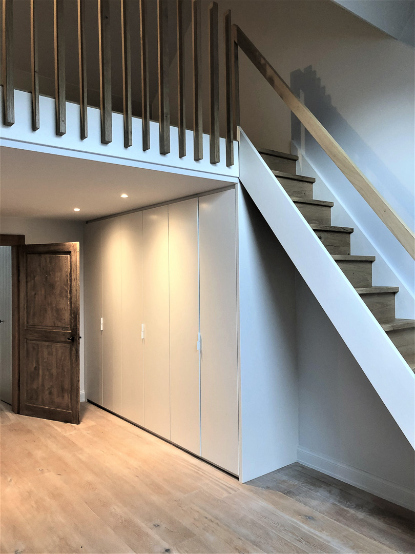 WoodCreation Meuble sur mesure Dressing et Placard Porte et escalier Chambre