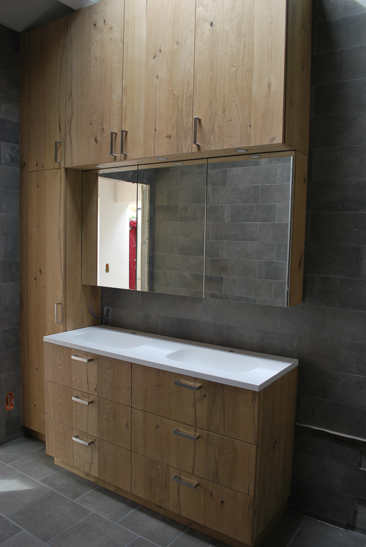 WoodCreation Meuble sur mesure Meuble de salle de bain Salle de bain