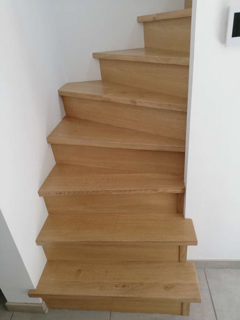 WoodCreation Meuble sur mesure Porte et escalier Hall d'entrée