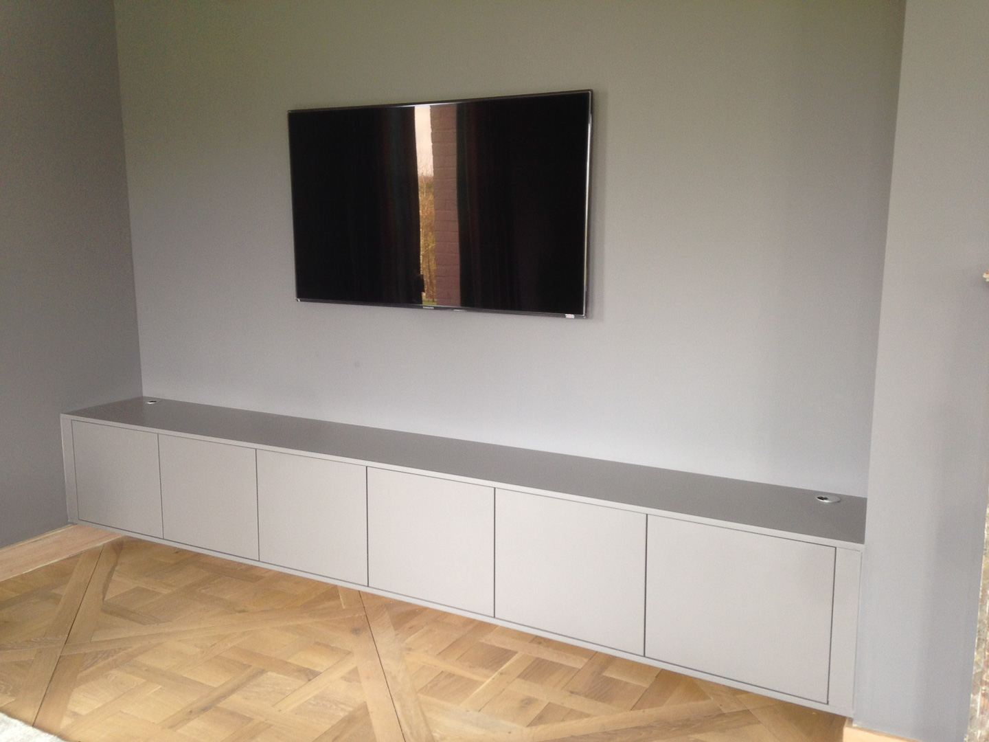WoodCreation Meuble sur mesure Meuble bas Meuble TV Salon et salle à manger