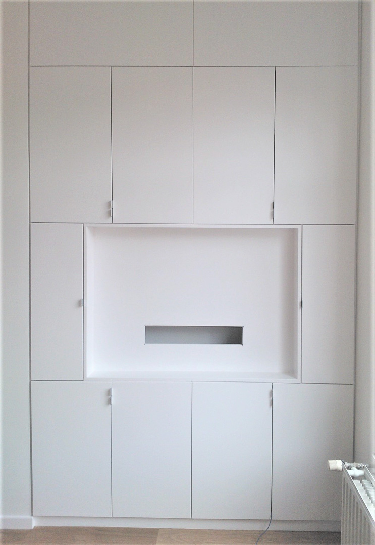 WoodCreation Meuble sur mesure Bibliothèque Dressing et Placard Meuble TV Chambre Salon et salle à manger