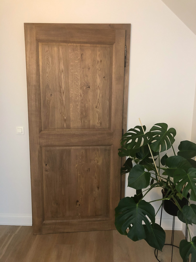 WoodCreation Meuble sur mesure Porte et escalier Hall d'entrée
